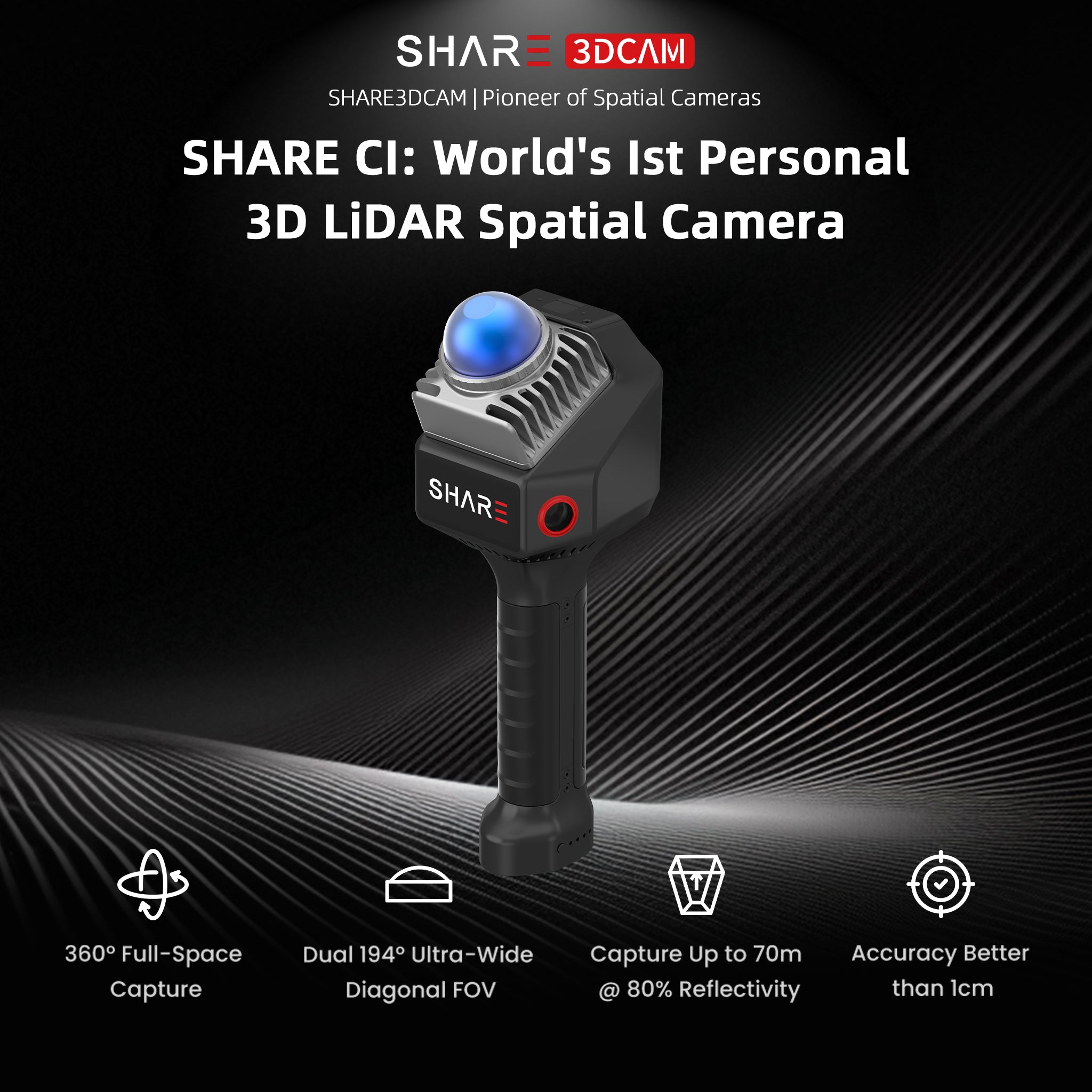 SHARE C1 3D Spatial Camera