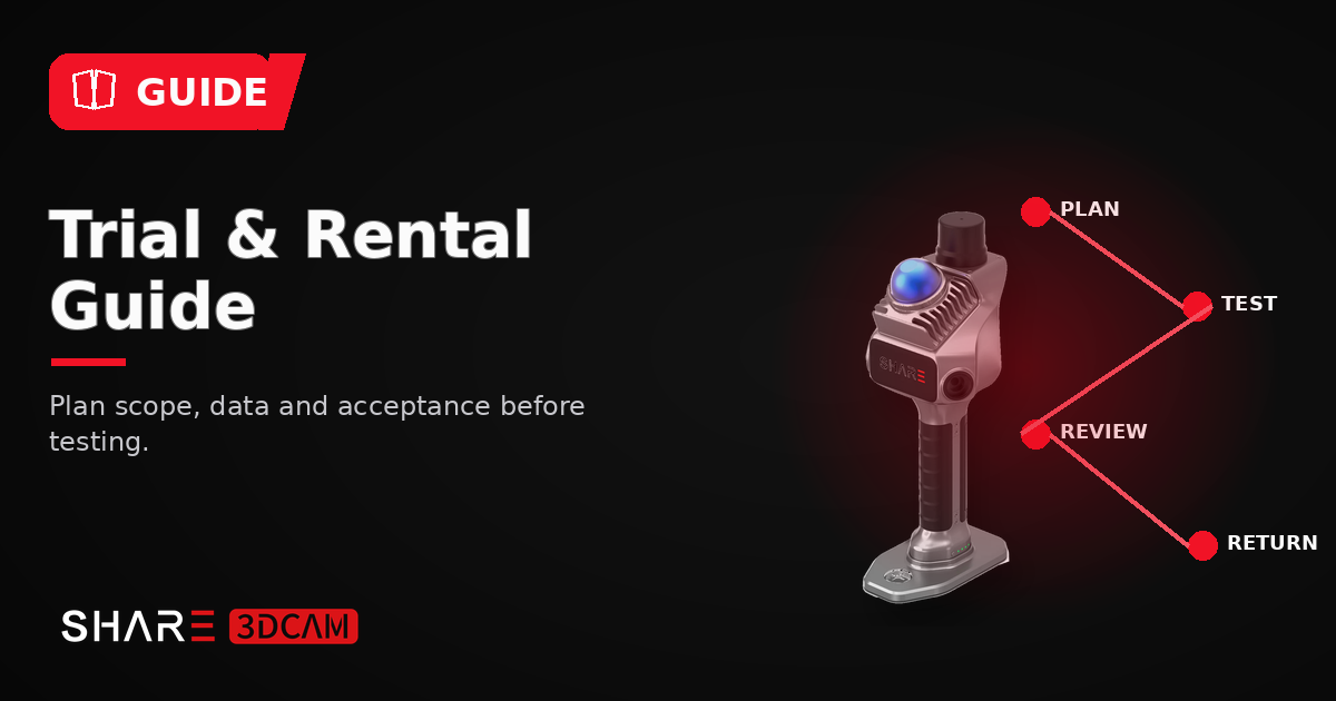 What Should You Confirm Before a SHARE3DCAM Trial or Rental? Application, Data, Acceptance, and Return Requirements