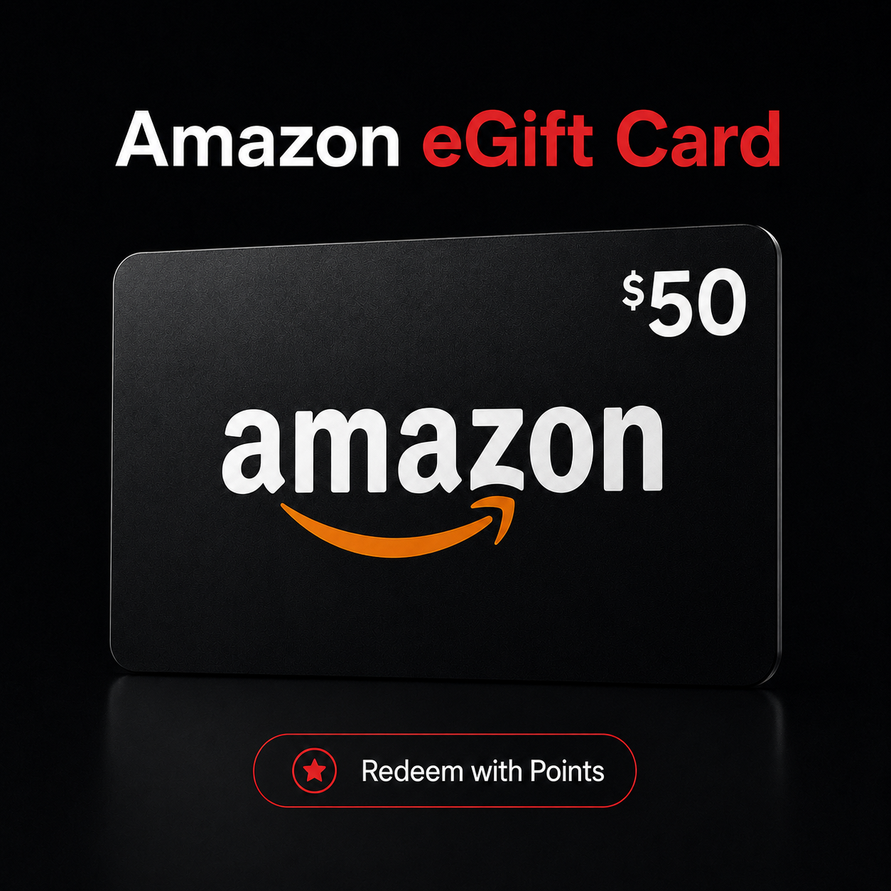 SHARE3DCAM Point Redemption — Amazon eGift Card