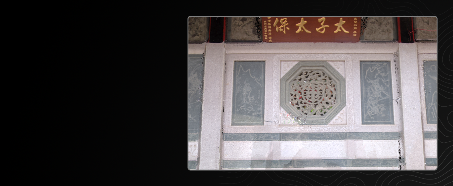Dense point cloud captured with SHARE SLAM S100 at up to 320K points per second